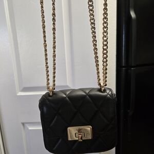 Kate Spade Black Quilted Chain Shoulder Bag